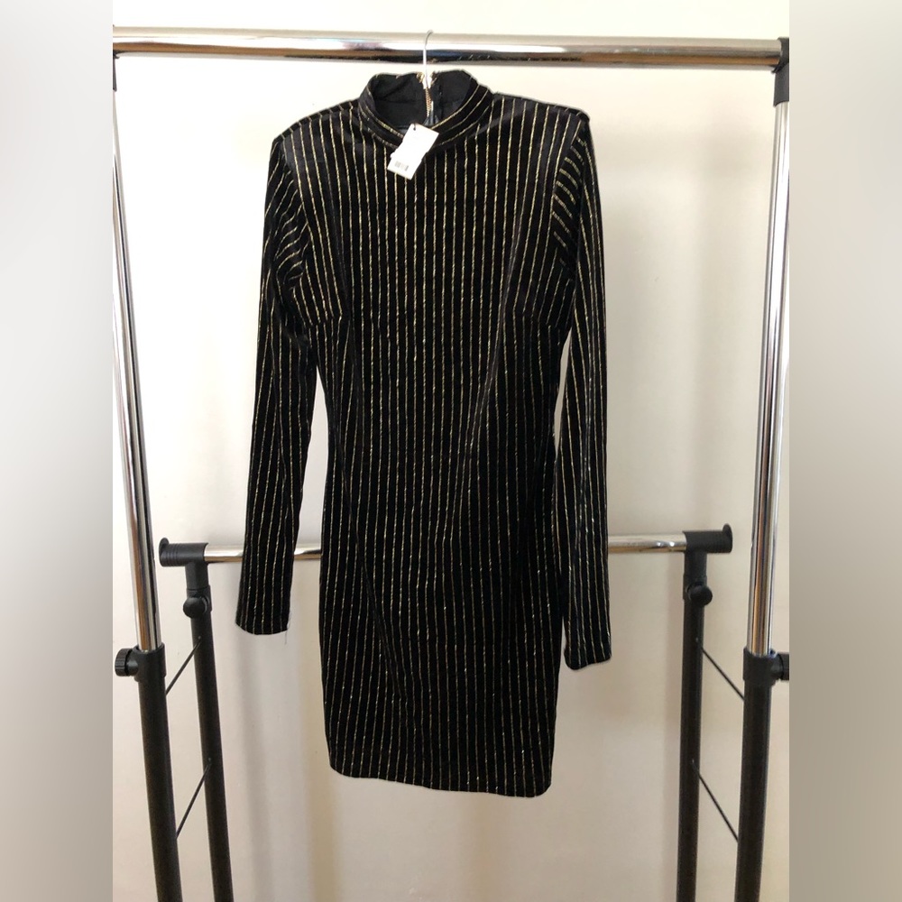 AKIRA Party Dress with shoulder pads